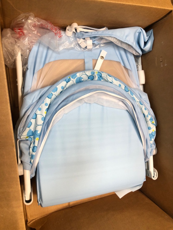 Photo 3 of Dream On Me Karley Bassinet in Light Blue