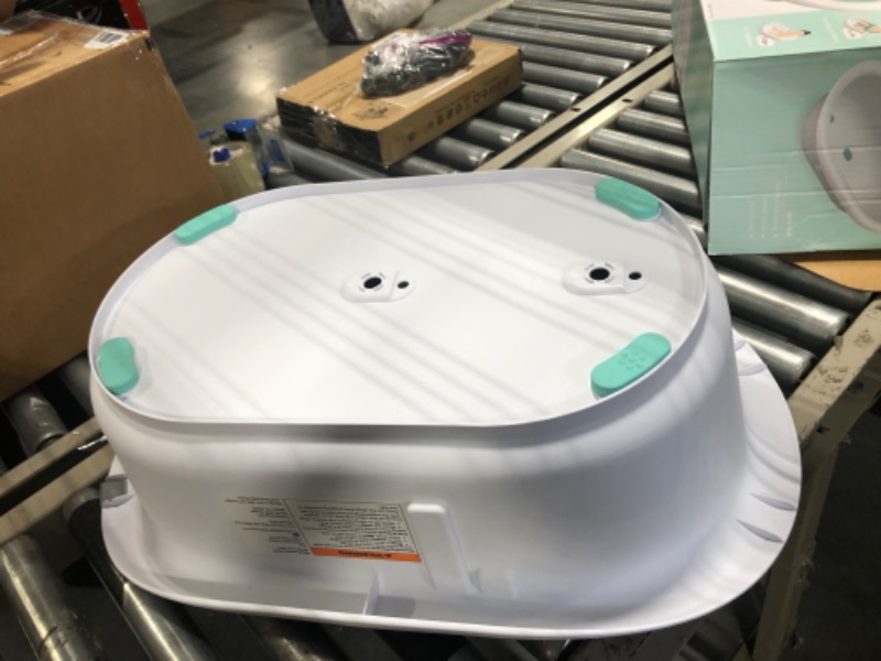 Photo 1 of 4-in-1 Grow-with-Me Bath Tub by Frida Baby Transforms Infant Bathtub to Toddler Bath Seat with Backrest for Assisted Sitting in Tub
