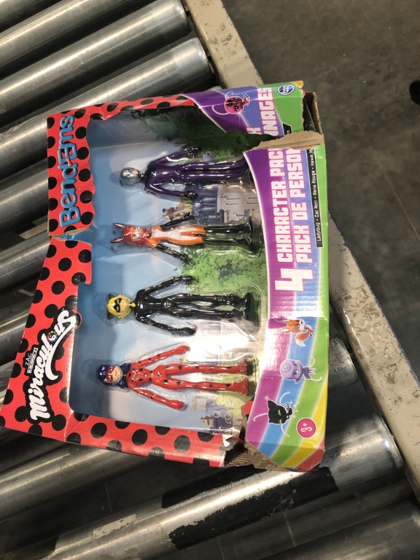 Photo 2 of Bend-EMS - Miraculous Ladybug - The Original Bendable, posable Actions Figures from The 90's are Back! Great Birthday Gifts for Kids, Boys, and Girls