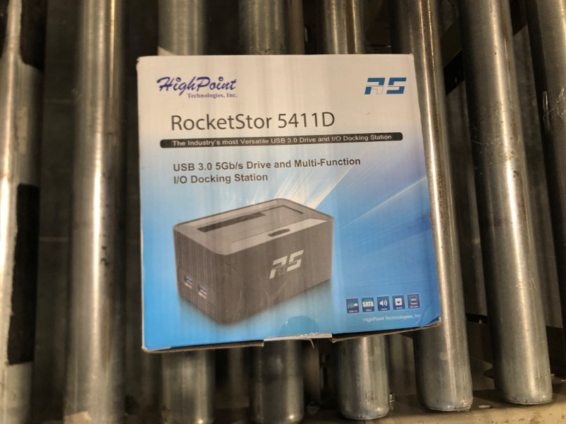 Photo 2 of HighPoint 5Gbps USB3.0 to SSD / SATA Hard Drive Docking Station (RocketStor 5411A)