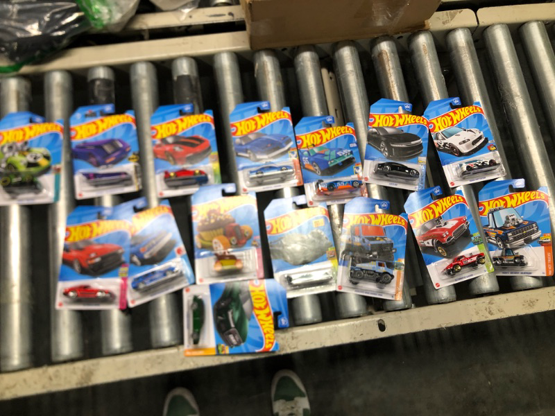 Photo 3 of Hot Wheels Black Box 16 Die-Cast Toy Cars or Trucks in 1:64 Scale, Mix F, Chance for Treasure Hunt or Super Treasure Hunt Car (Styles May Vary) BOX F