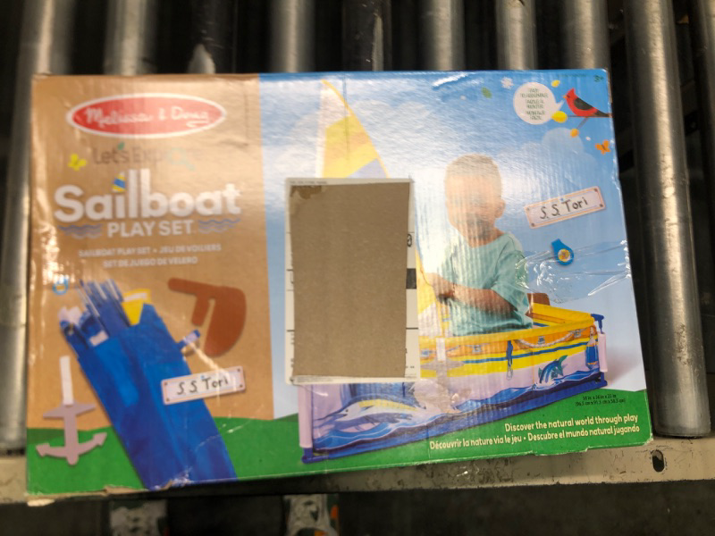 Photo 2 of Melissa & Doug Let’s Explore Sailboat Play Set