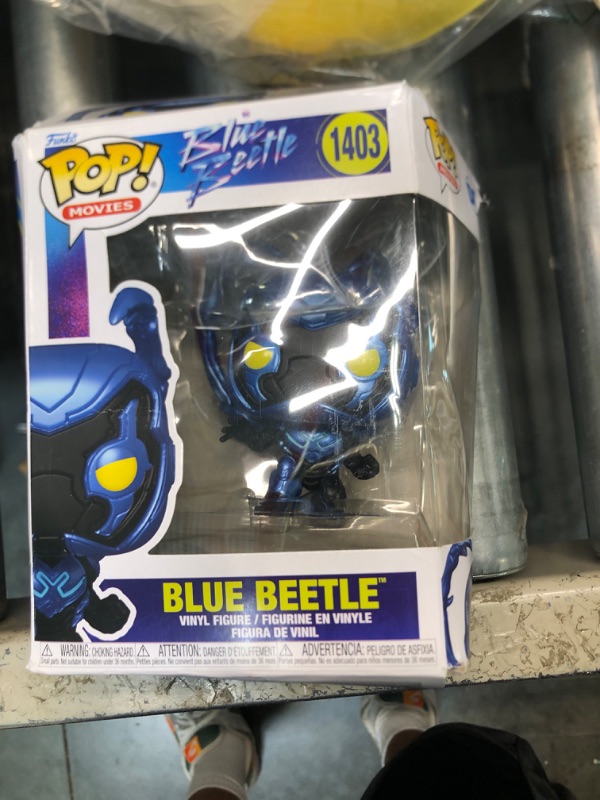 Photo 2 of Funko Pop! Movies: - Blue Beetle - Blue Beetle with Chase (Styles May Vary)