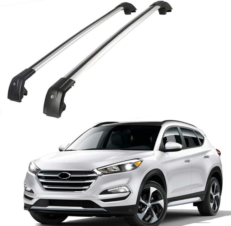 Photo 1 of 
MotorFansClub Roof Rack Cross Bars Fit for Hyundai Tucson 2016 2017 2018 2019 2020 2021 Cross Bars Baggage Cargo Luggage Aluminum (2 PCS)