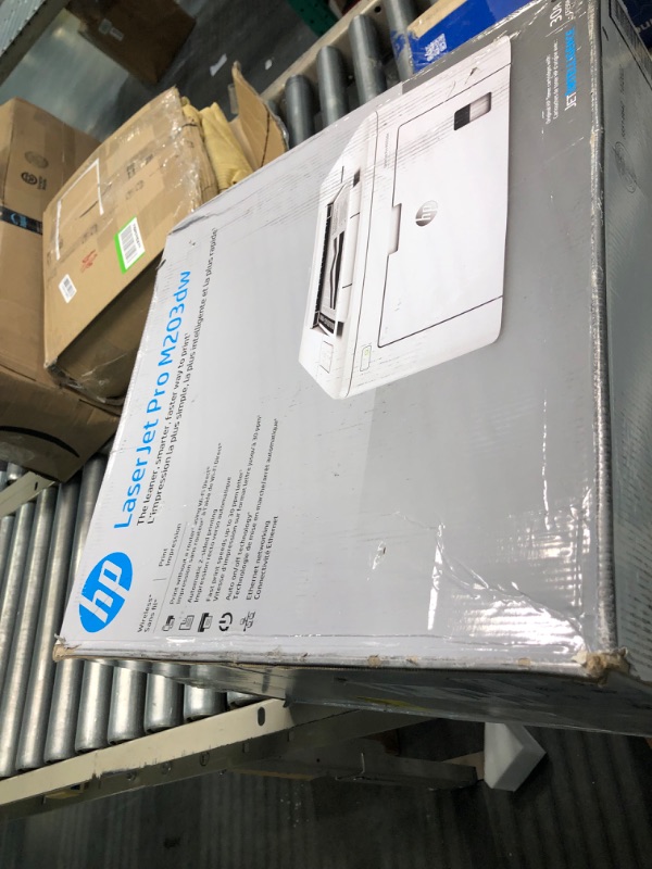 Photo 1 of HP LaserJet Pro M203dw Wireless Monochrome Printer with built-in Ethernet & 2-sided printing, works with Alexa (G3Q47A)
