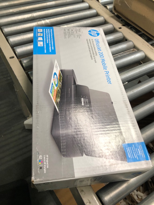 Photo 1 of HP OfficeJet 200 Portable Printer with Wireless & Mobile Printing (CZ993A) and XL Ink Cartridges - 4 Colors Printer + XL Ink