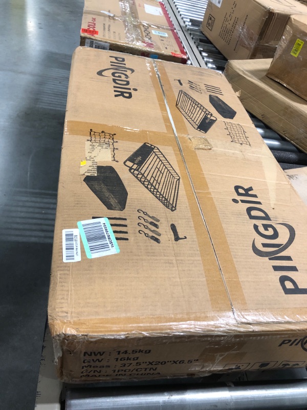 Photo 1 of PINGDIR Roof Rack Basket 55" X 39" X 6" Rooftop Rack Cargo Carrier Universal, Waterproof Cargo Bag 44 * 35 * 16", Cargo Net with Attachment Hooks, 2 pcs Ratchet Strap,Roof Pedal rooftop cargo carrier