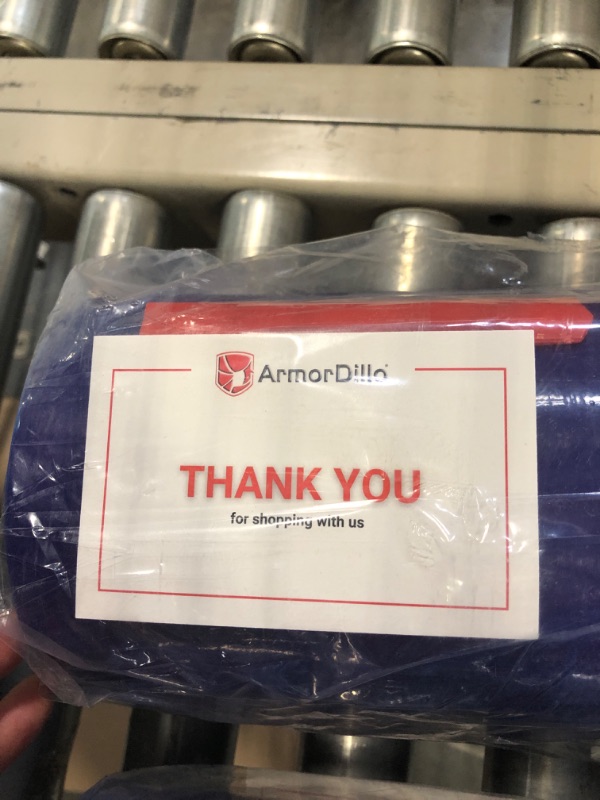 Photo 3 of ArmorDillo Blue Protective Window Film for Window Glass W/Free Utility Knife, Window Shield Adhesive Film, Polyethylene Window Masking Film, 45-Day UV Protection, Scratch Prevention - 21”x 600 Feet 21" x 600'