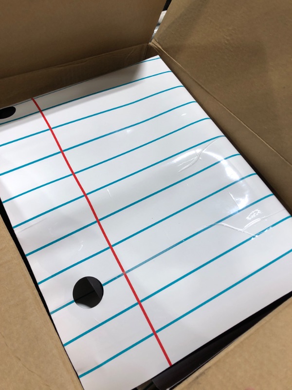 Photo 1 of Jumbo Magnetic Notebook Paper - Magnetic Handwriting Paper, Magnetic Notebook Paper for Classroom, Dry Erase Notebook Paper, Magnetic Lined Paper for Whiteboard Handwriting Magnet, Simply Magic 23x17
