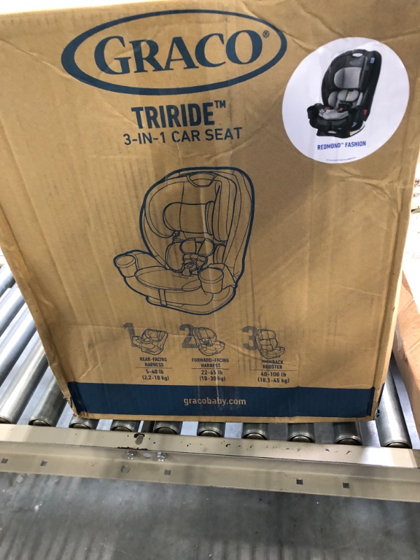 Photo 2 of Graco TriRide 3 in 1 Car Seat | 3 Modes of Use from Rear Facing to Highback Booster Car Seat, Clybourne Clybourne Car Seat