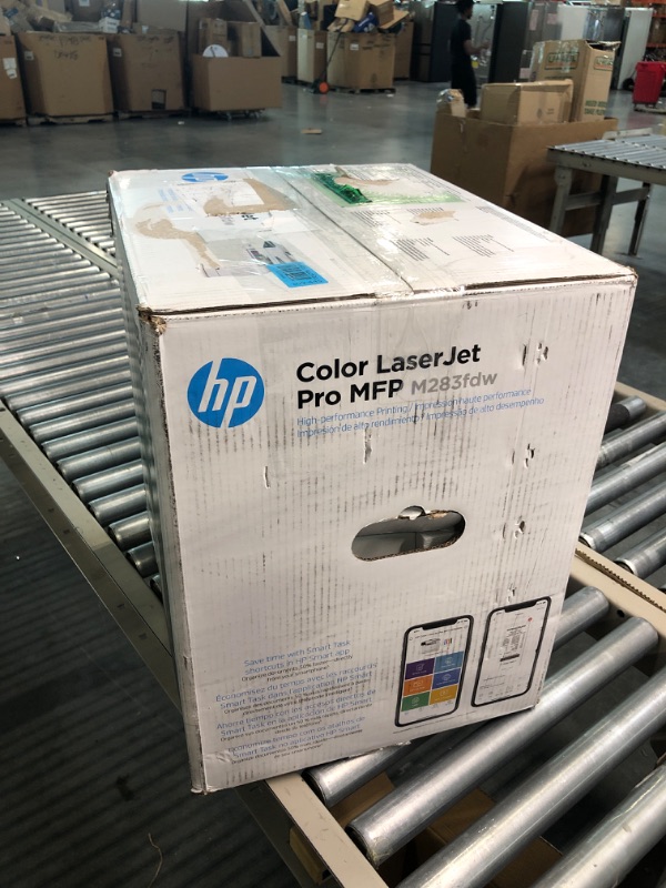 Photo 5 of HP Color LaserJet Pro M283fdw Wireless All-in-One Laser Printer, Remote Mobile Print, Scan & Copy, Duplex Printing, Works with Alexa (7KW75A)