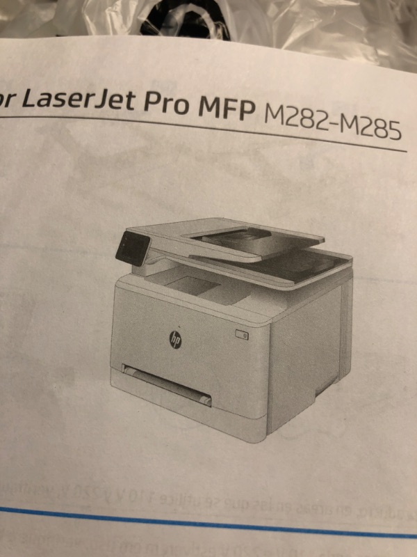 Photo 2 of HP Color LaserJet Pro M283fdw Wireless All-in-One Laser Printer, Remote Mobile Print, Scan & Copy, Duplex Printing, Works with Alexa (7KW75A)