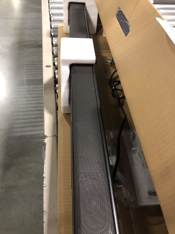Photo 1 of Sony S100F 2.0ch Soundbar with Bass Reflex Speaker, Integrated Tweeter and Bluetooth, (HTS100F), easy setup, compact, home office use with clear sound black