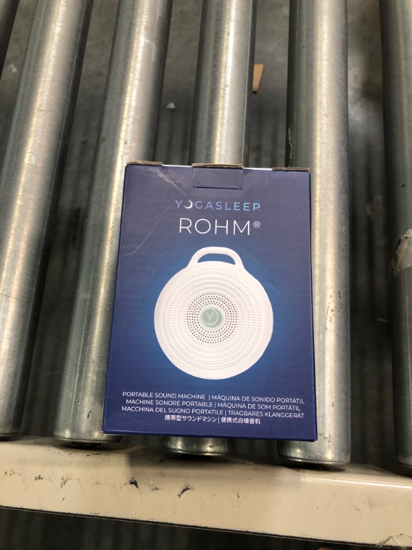 Photo 1 of Yogasleep Rohm Portable White Noise Sound Machine, 3 Soothing Natural Sounds with Volume Control, Sleep Therapy For Adults, Kids & Baby, Noise Cancelling for Office Privacy & Meditation, Registry Gift 1-Pack Rohm