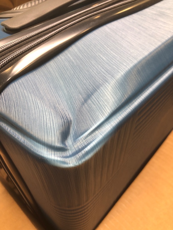 Photo 1 of American Tourister Stratum XLT Expandable Hardside Luggage with Spinner Wheels, Blue Spruce, Carry-On 21-Inch Carry-On 21-Inch Blue Spruce