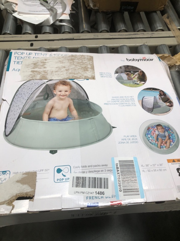 Photo 3 of Babymoov Aquani Tent & Pool | 3 in 1 Pop Up Tent, Kiddie Pool and Play Area (Summer 2023 Essential) Aquani Provence Dome + Pool