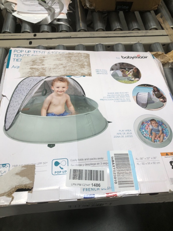 Photo 1 of Babymoov Aquani Tent & Pool | 3 in 1 Pop Up Tent, Kiddie Pool and Play Area (Summer 2023 Essential) Aquani Provence Dome + Pool