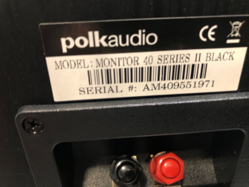 Photo 4 of Polk T300 Bookshelf Speaker (100 W) for Dynamic, Detailed Audio & Powerful Bass, 1" Tweeter & 5.25" Dynamic Balance Driver, Dual 5-Way Binding Posts for Bi-Amp & Bi-Wire (Pair, Black)