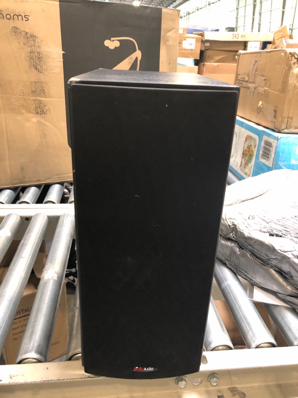 Photo 1 of Polk T300 Bookshelf Speaker (100 W) for Dynamic, Detailed Audio & Powerful Bass, 1" Tweeter & 5.25" Dynamic Balance Driver, Dual 5-Way Binding Posts for Bi-Amp & Bi-Wire (Pair, Black)