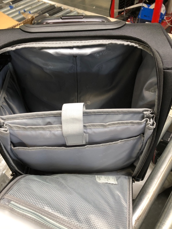 Photo 4 of Coolife Luggage Carry On Luggage Underseat Luggage Suitcase Softside Wheeled Luggage Lightweight Rolling Travel Bag Underseater (Black, Carry-On 16-Inch) Black Carry-On 16-Inch