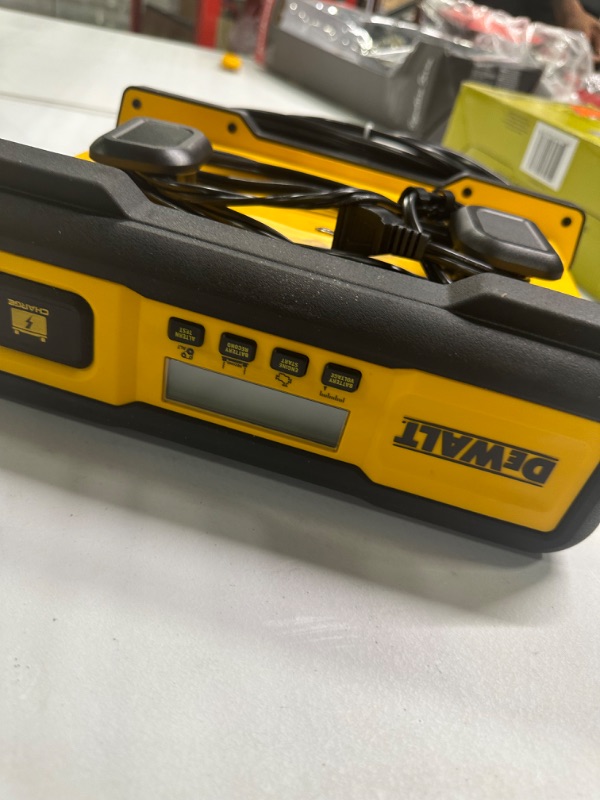 Photo 1 of DEWALT DXAEC100 DXAEC100 Professional 30-Amp Battery Charger and 3-Amp Maintainer with 100-Amp Engine Start, Yellow