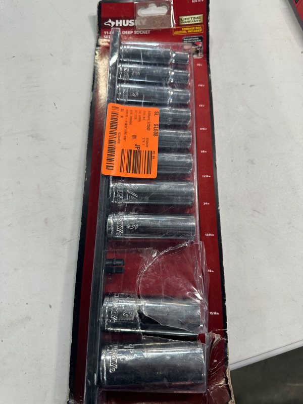 Photo 2 of 1/2 in. Drive SAE Deep Socket Set (10-Piece)