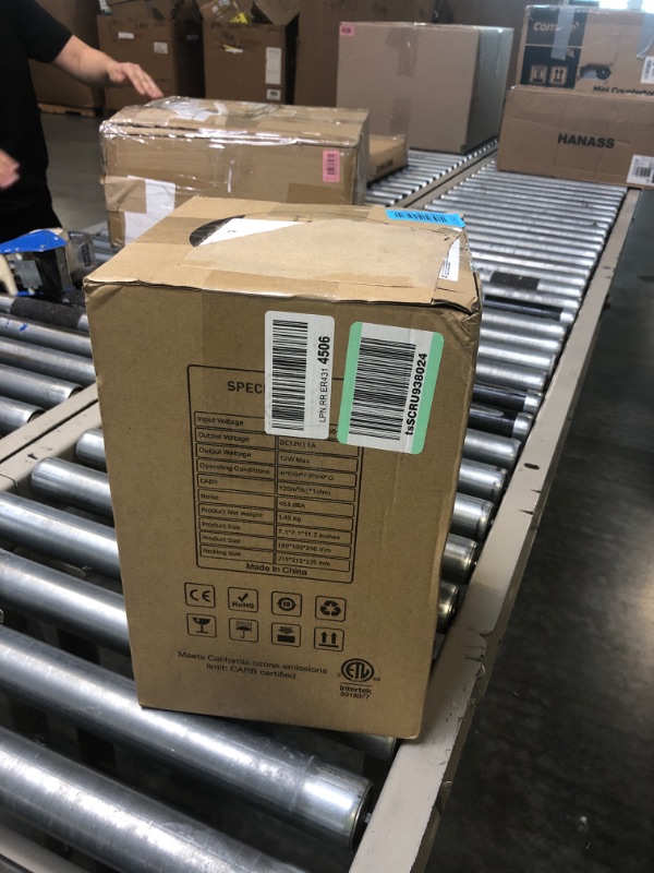 Photo 1 of Cwxwei Air Purifiers for Bedroom Home,Max Up to 825 sq ft,True H13 HEPA Filter,For Pet Dander,Smoke,Odor,Dust,Allergens,Mold,Wildfire Particles.24dB Quiet Air Purifier,Desktop Air Cleaners,SY910 White1