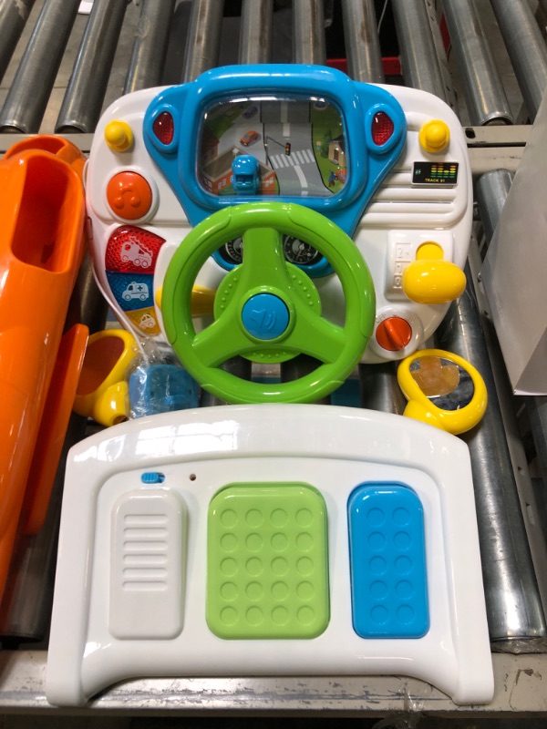 Photo 2 of AMOSTING Steering Wheel Toys for Toddler Boys Girls, Interactive & Learning Baby Car Seat Toys for Infant Preschool Kids