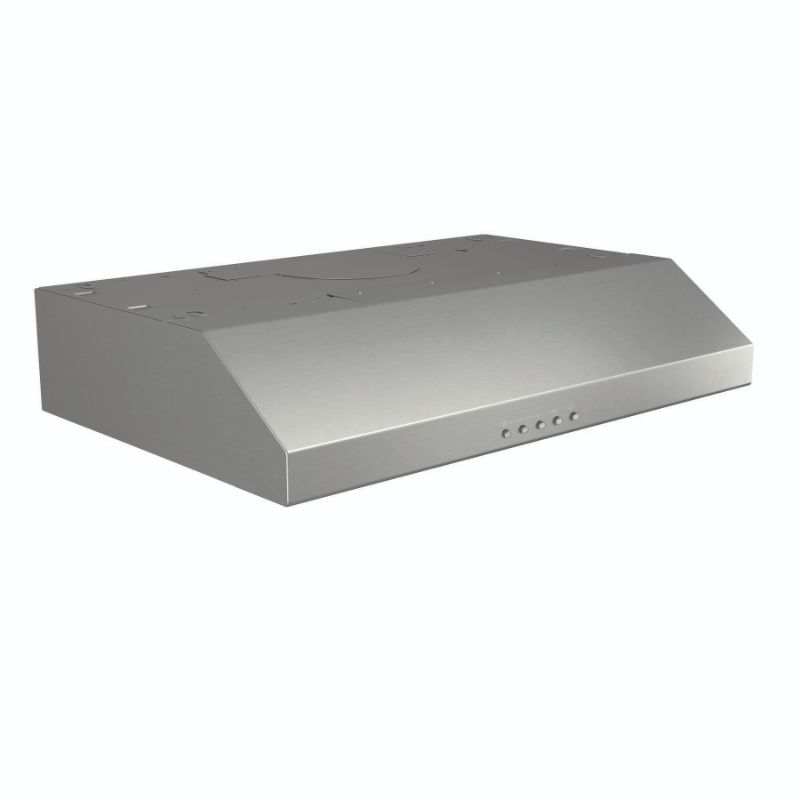 Photo 1 of Broan® Glacier 30-Inch Convertible Under-Cabinet Range Hood, 375 Max Blower CFM, Stainless Steel