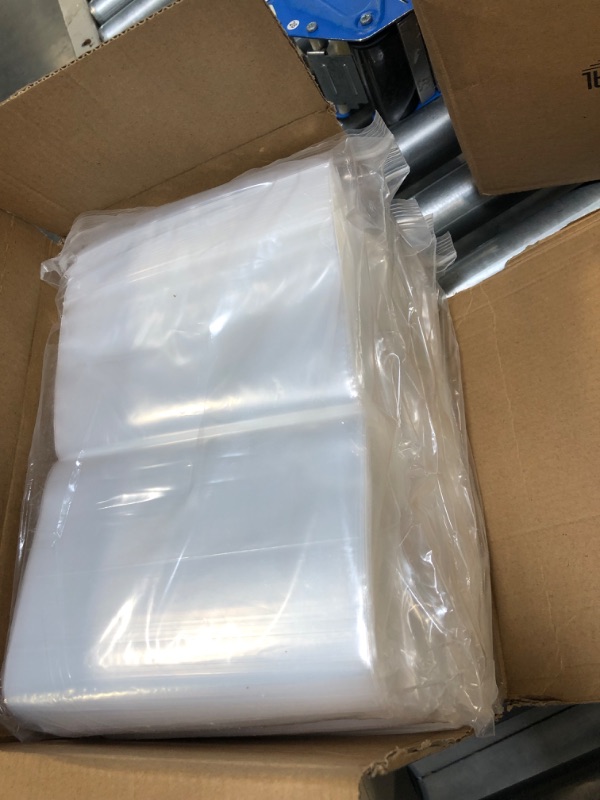 Photo 1 of Spartan Industrial - 6” X 9” (1000 Count) 2 Mil Clear Reclosable Zip Plastic Poly Bags with Resealable Lock Seal Zipper