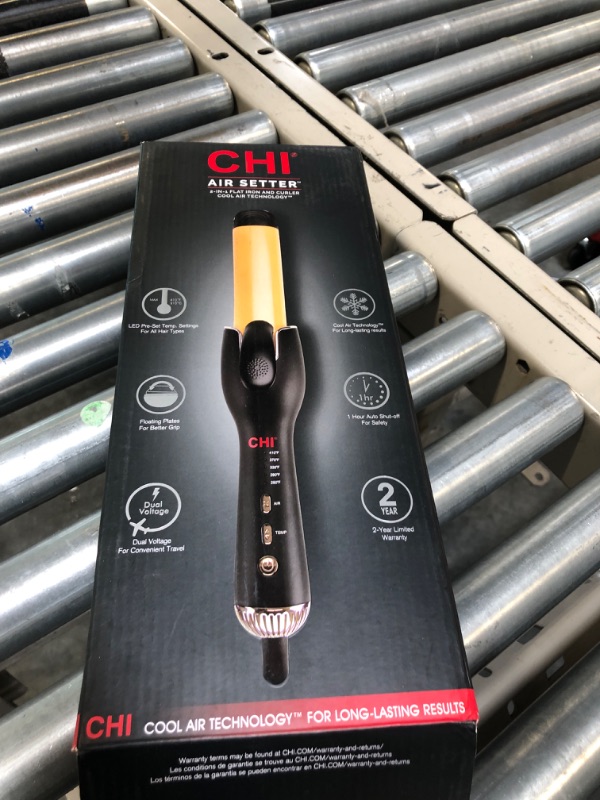 Photo 4 of CHI Air Setter 2-in-1 Flat Iron and Curler - Combination of Both Flat Iron and Curler, for All Hair Types Providing a Comfortable Styling Experience