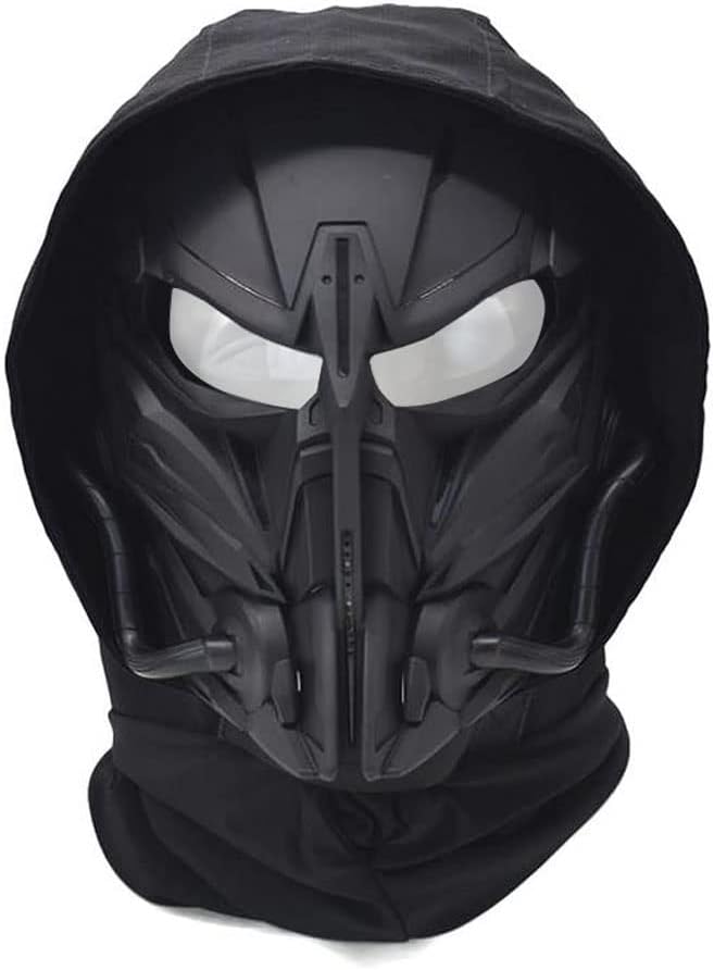 Photo 1 of Hdlsina Tactical Airsoft Full Face Mask Balaclava Face Mask Eye Protection for Airsoft Apply to Airsoft Paintball Cosplay Costume Party Hockey