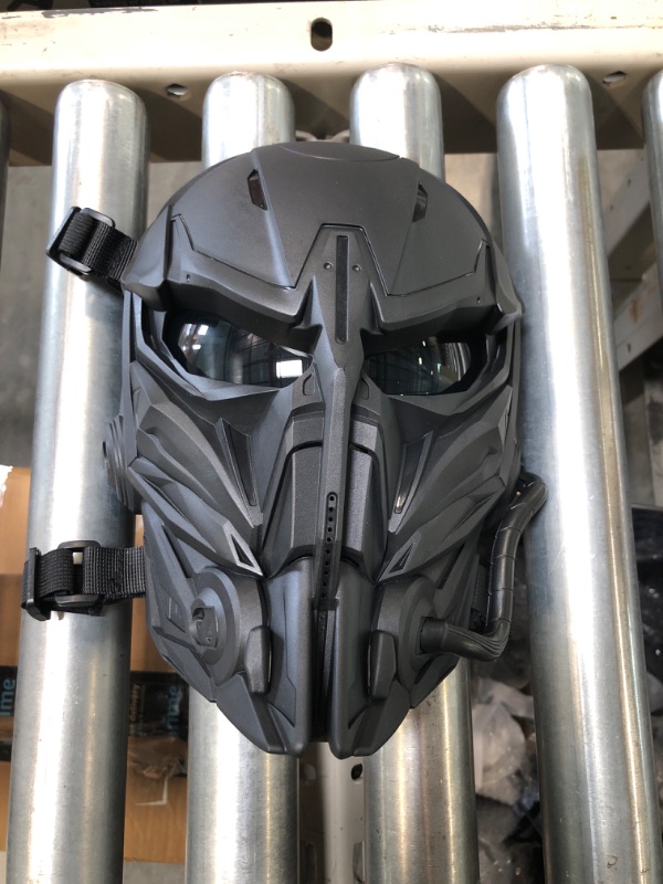 Photo 1 of Hdlsina Tactical Airsoft Full Face Mask Balaclava Face Mask Eye Protection for Airsoft Apply to Airsoft Paintball Cosplay Costume Party Hockey