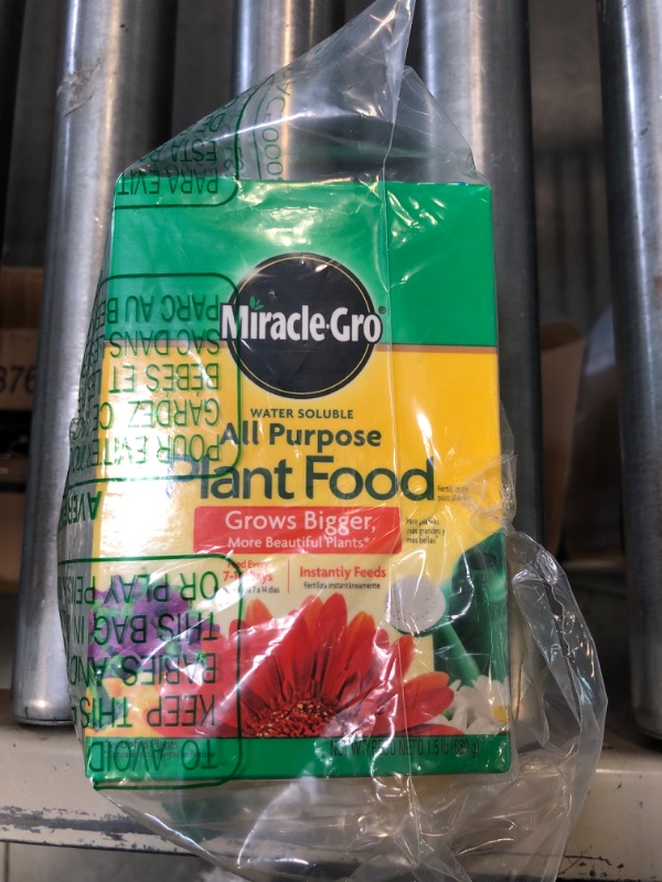 Photo 2 of Miracle-Gro Water Soluble All Purpose Plant Food, 1.5 lbs. 1.5 lb. 1 Pack