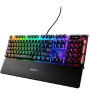 Photo 1 of SteelSeries Apex Pro Mechanical Gaming Keyboard – Adjustable Actuation Switches 