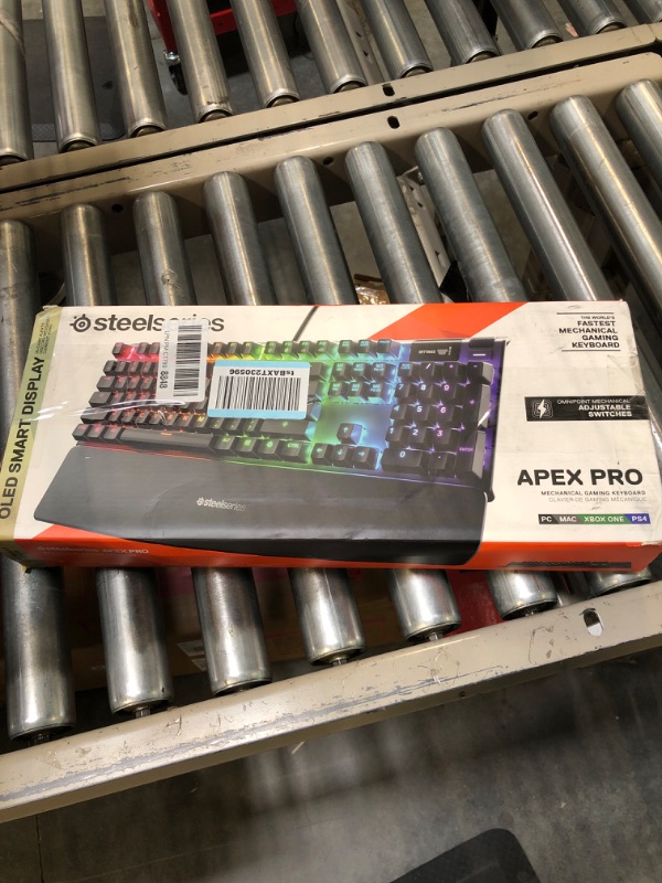 Photo 3 of SteelSeries Apex Pro Mechanical Gaming Keyboard – Adjustable Actuation Switches 