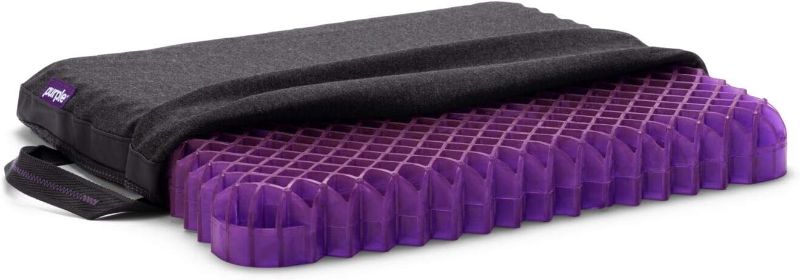 Photo 1 of Purple Royal Seat Cushion - Seat Cushion for The Car Or Office Chair - Temperature Neutral Grid
