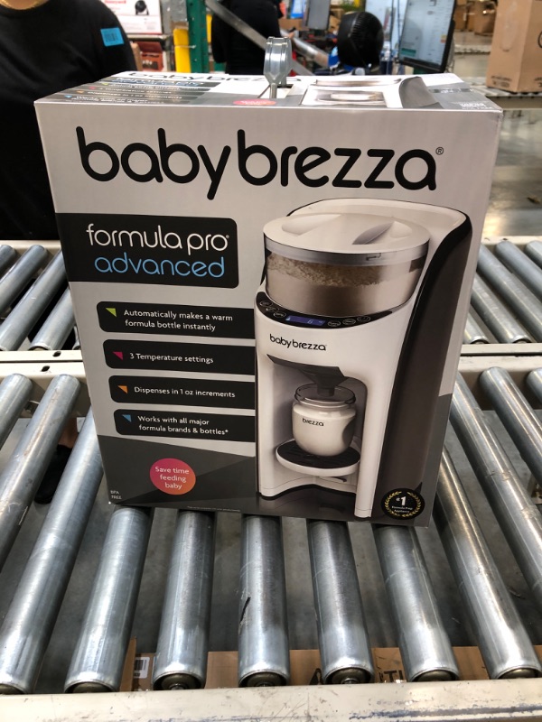 Photo 2 of New and Improved Baby Brezza Formula Pro Advanced Formula Dispenser Machine - Automatically Mix a Warm Formula Bottle Instantly - Easily Make Bottle with Automatic Powder Blending