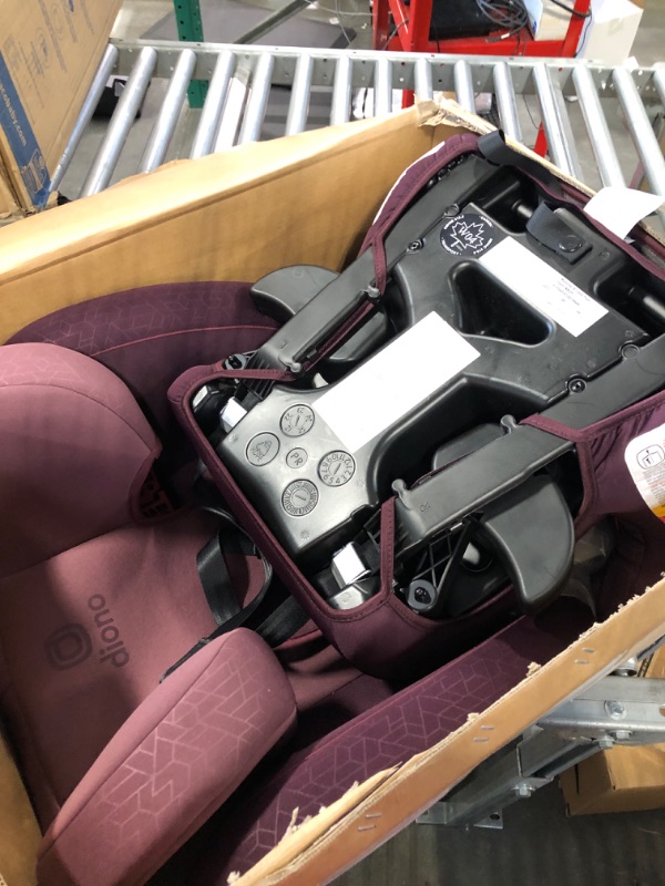 Photo 2 of Diono Monterey 2XT Latch 2 in 1 High Back Booster Car Seat with Expandable Height & Width, Side Impact Protection, 8 Years 1 Booster, Plum 2XT Plum1021315947
