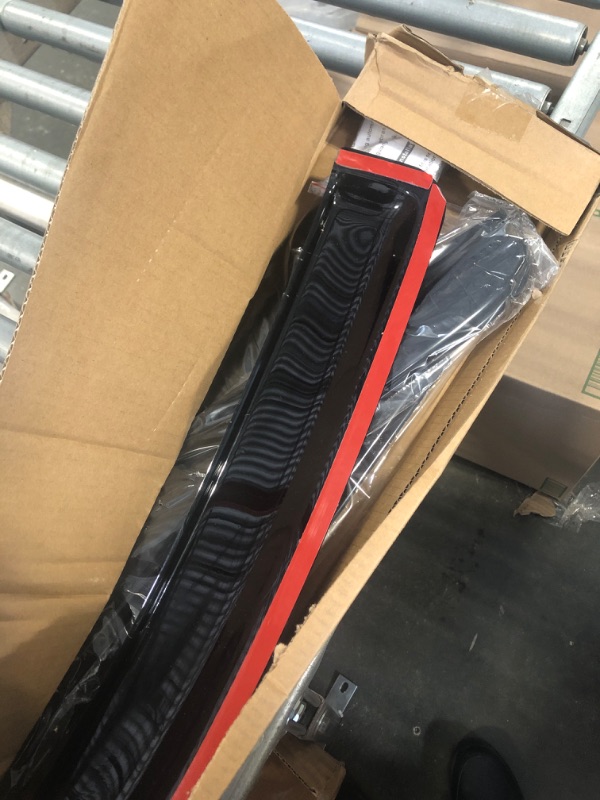 Photo 1 of Lightronic WV94528 Tape-on Rain Guard, Dark Smoke, 4 PCS Set for 2014-2018 Silverado/Sierra 1500, 2015-2018 Silverado/Sierra 2500 HD & 3500 HD, 2019 Silverado LD/Sierra 1500 Limited with Double Cab