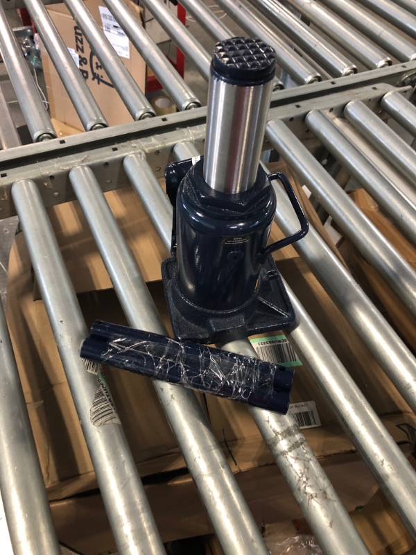 Photo 1 of HPDMC 12 Ton (24,000 LBs) Capacity Low Profile Hydraulic Welded Heavy Duty Bottle Jack, Blue 12 Ton (24,000 LBs)?Blue