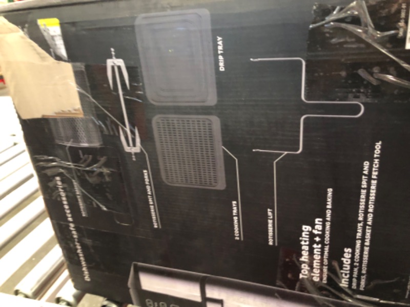 Photo 2 of ***FOR PARTS ONLY - DOOR IS BROKEN*** Instant Vortex Pro Air Fryer, 10 Quart, 9-in-1 Rotisserie and Convection Oven, From the Makers of Instant Pot with EvenCrisp Technology, App With Over 100 Recipes, 1500W, Stainless Steel 10QT Vortex Pro