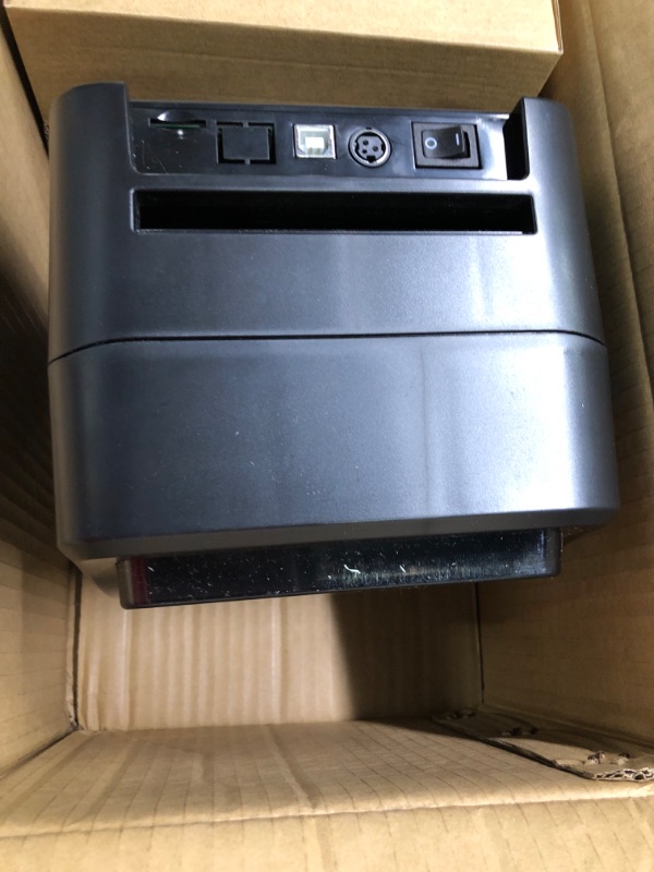 Photo 5 of Shipping Label Printer for Shipping Packages, Desktop Thermal Label Printer for Small Business, Address Barcode Printer Compatible with UPS FedEx USPS Etsy...

