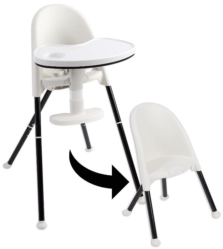 Photo 1 of Primo Cozy Tot Deluxe Convertible Folding High Chair & Toddler Chair - , 14x18x23.6 Inch (Pack of 1) gray
