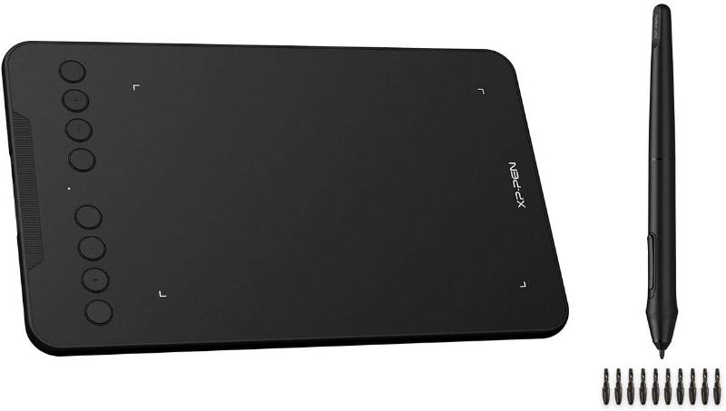 Photo 1 of XPPen Deco Mini7 Drawing Tablet Computer Graphic Tablet with 8192 Levels Pressure, 7 x 4 inch Artist Pen Tablet 8 Shortcut Keys for Student E-Learning and Online Teaching Compatible with Chromebook