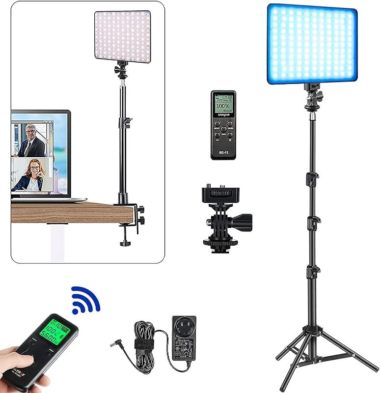 Photo 1 of Weeylite Sprite20 RGB Video Lighting Kit for Photography, Full RGB Color LED Studio Lights for Video Recording, Streaming & Filming, LED Panel Light with APP/Remote Control, 2500-8500K
