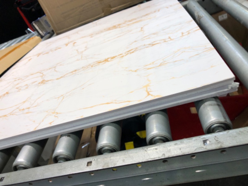 Photo 2 of 3mm 1220*2440mm 4ft by 8ft UV high glossy pvc wall Sheet Pvc Marble Sheet for Wall DecorationPopular
