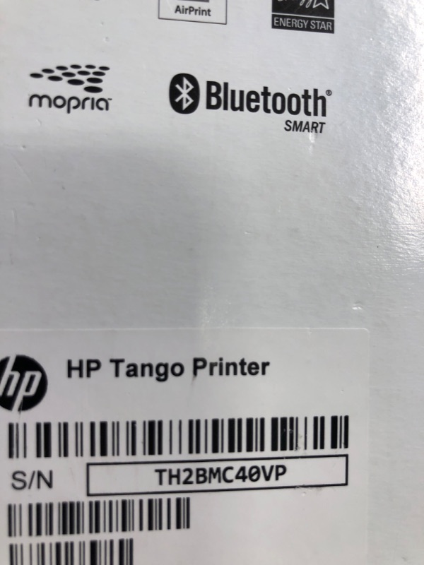 Photo 5 of HP - Tango Wireless Instant Ink Ready Inkjet Printer - Wisp Gray