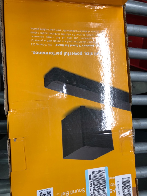 Photo 1 of VIZIO V-Series 2.1 Home Theater Sound Bar with DTS Virtual:X, Wireless Subwoofer and Alexa Compatibility, V214x-K6, 2023 Model 30-in Wireless Subwoofer 2.1