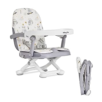 Photo 1 of Dream On Me Munch N Go Booster Seat for Dining Table, Lightweight Compact Fold Travel Booster Seat, 3-in-1 Convertible, Four Level Height Adjustment and Easy Tray Removal